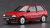 Hasegawa 20660 Toyota Starlet EP71 Si-Limited (3 Door) Middle Version Red Color 1/24
